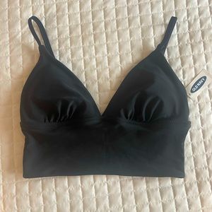 Women’s longline bikini swim top . NWT Old Navy size small